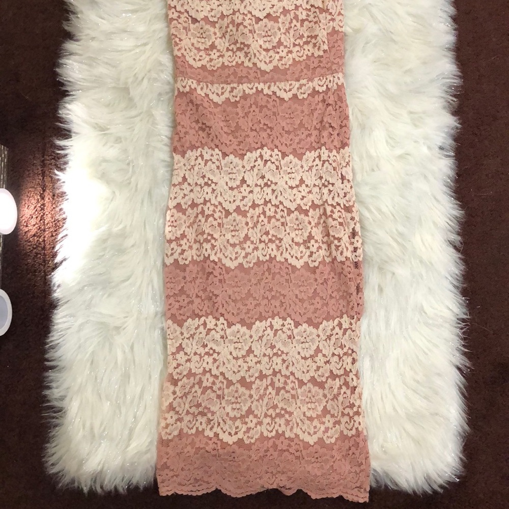 G by Guess pink midi dress